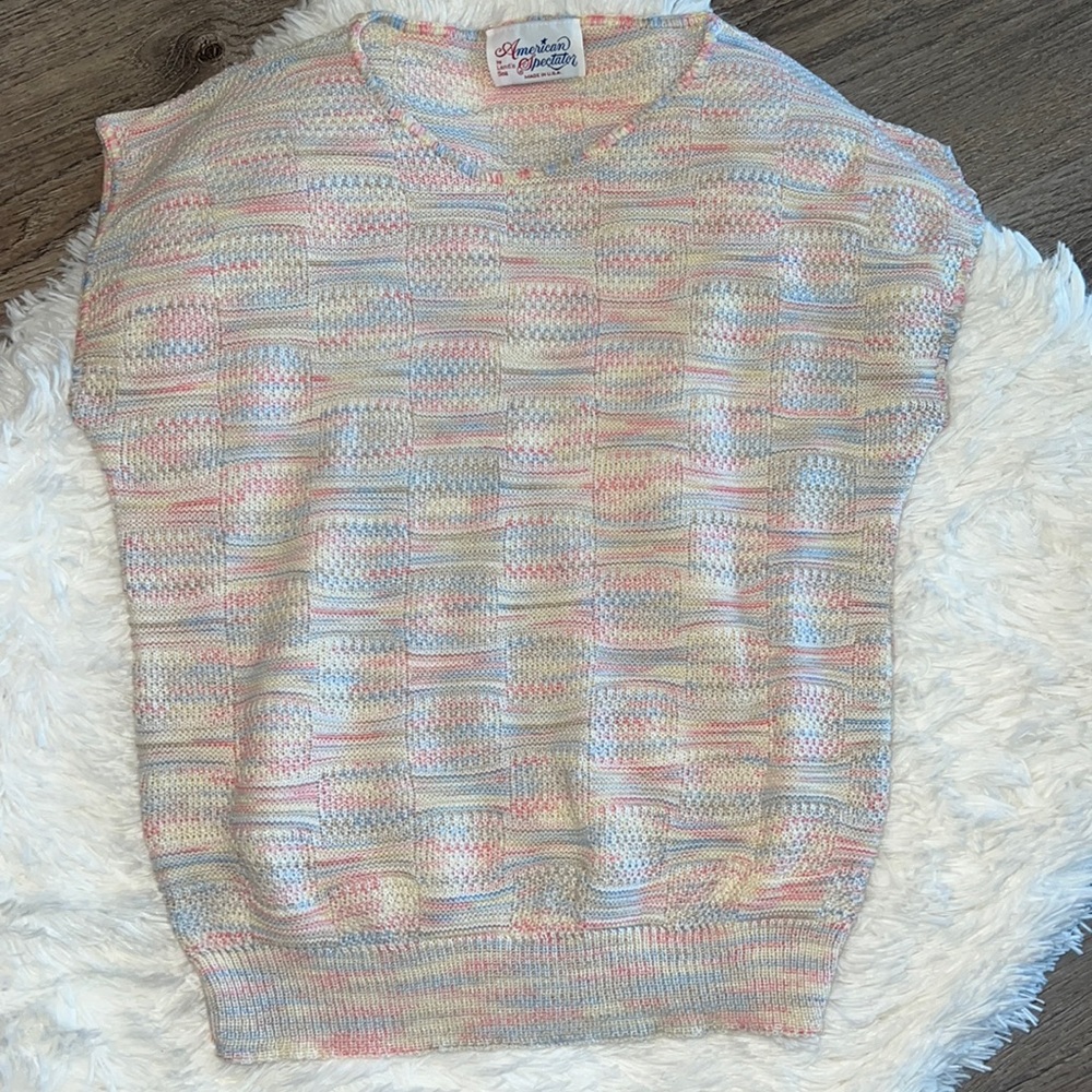 Vintage Cap Sleeve 80’s Sweater - Large